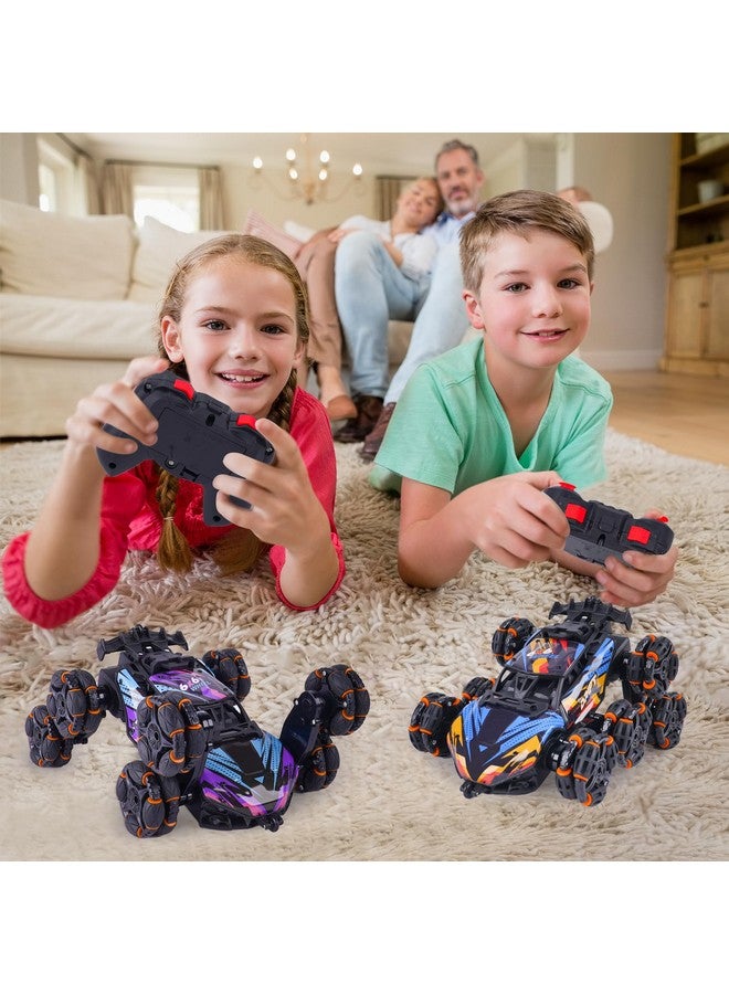 NEXBOX Cool 8 Wheels Hand Controlled Rc Stunt Car Toys, Xmas Gifts And Birthday Presents For Kids, Gesture Sensing Remote Control Cars For Boys Age 5-7 8-10 11 12 Year Old - Image 5