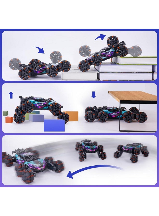 NEXBOX Cool 8 Wheels Hand Controlled Rc Stunt Car Toys, Xmas Gifts And Birthday Presents For Kids, Gesture Sensing Remote Control Cars For Boys Age 5-7 8-10 11 12 Year Old - Image 4