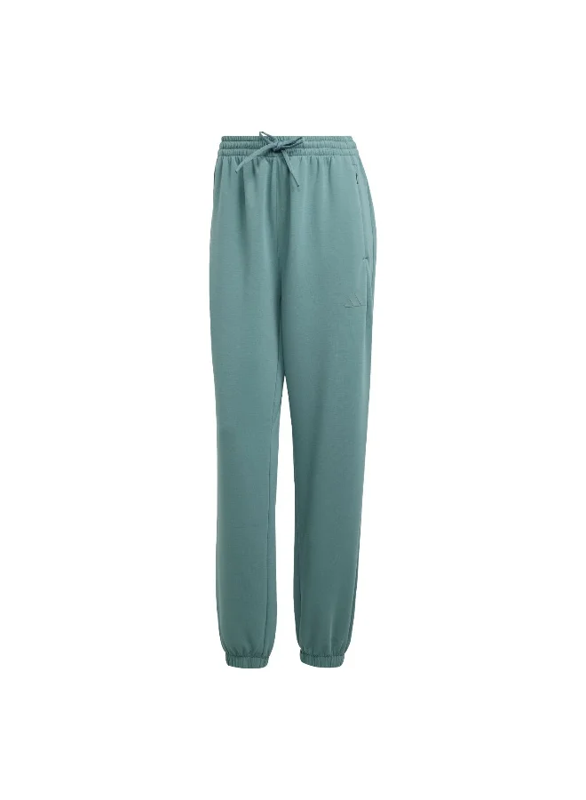Adidas D4T Knit Pant Green Training Pants For Women XS