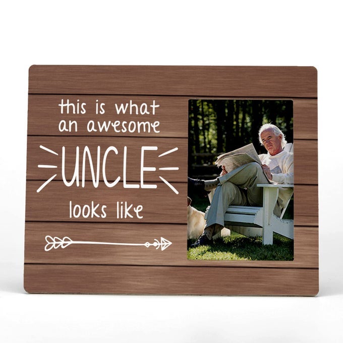 UNCLE HE IS WHAT AN AWESOME UNCLE LOOKS LIKE PICTURE PHOTO FRAMEBEST UNCLE GIFT PICTURE FRAMEUNCLE FATHERS DAY BIRTHDAY CHRISTMAS GIFTSUNCLE GIFTS FROM NIECE NEPHEW4X6 INCH PHOTO