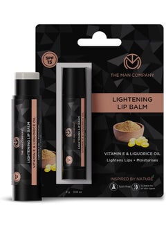 The Man Company Lightening Lip Balm With Vitamin E, Coconut And Olive Oil  - Image 1