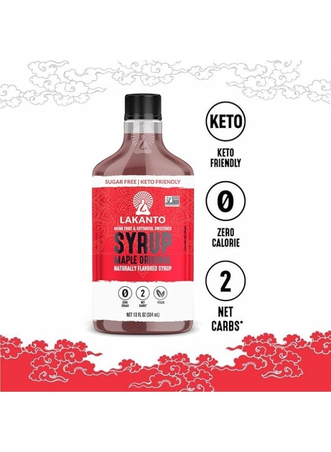 LAKANTO Lacanto Maple Flavored Syrup 13 fl oz (384 ml) - Image 4