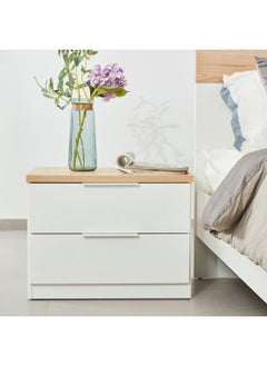 Milan 2-Drawer Nightstand 60 x 45.5 x 39 cm