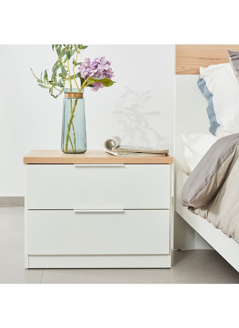 Home Box Milan 2-Drawer Nightstand 60 x 45.5 x 39 cm  - Image 1