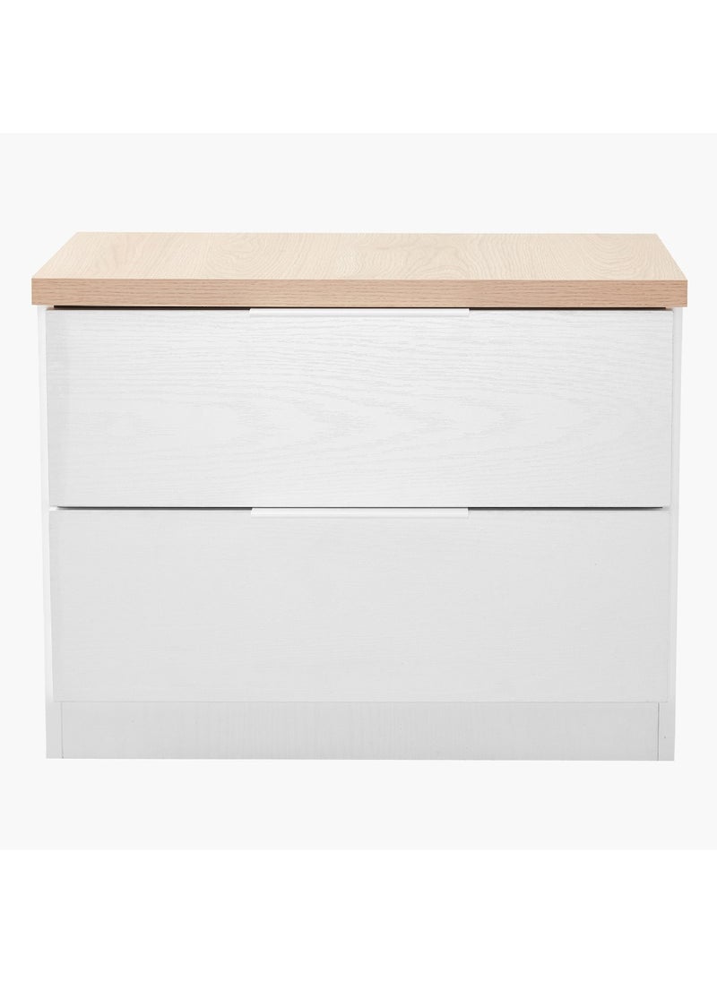 Home Box Milan 2-Drawer Nightstand 60 x 45.5 x 39 cm  - Image 3