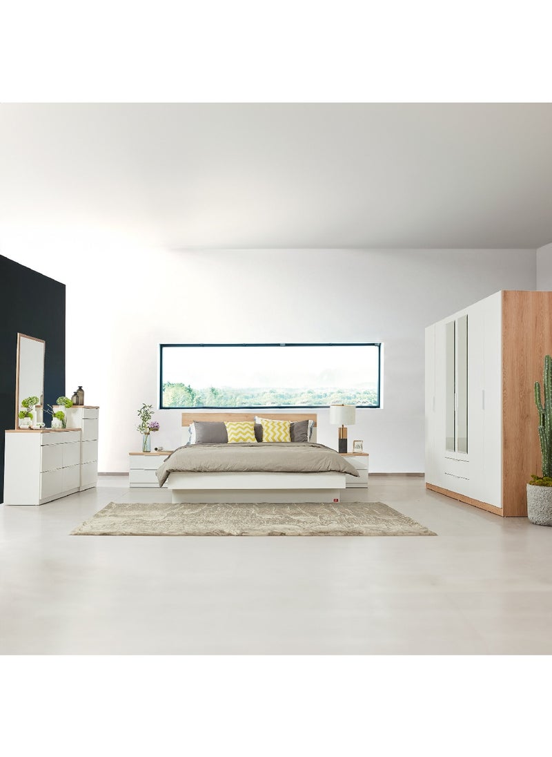 Home Box - Milan 2-Drawer Nightstand 60 x 45.5 x 39 cm - Image 1