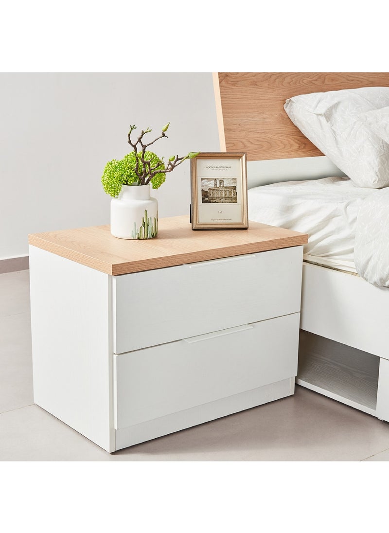 Home Box Milan 2-Drawer Nightstand 60 x 45.5 x 39 cm  - Image 2