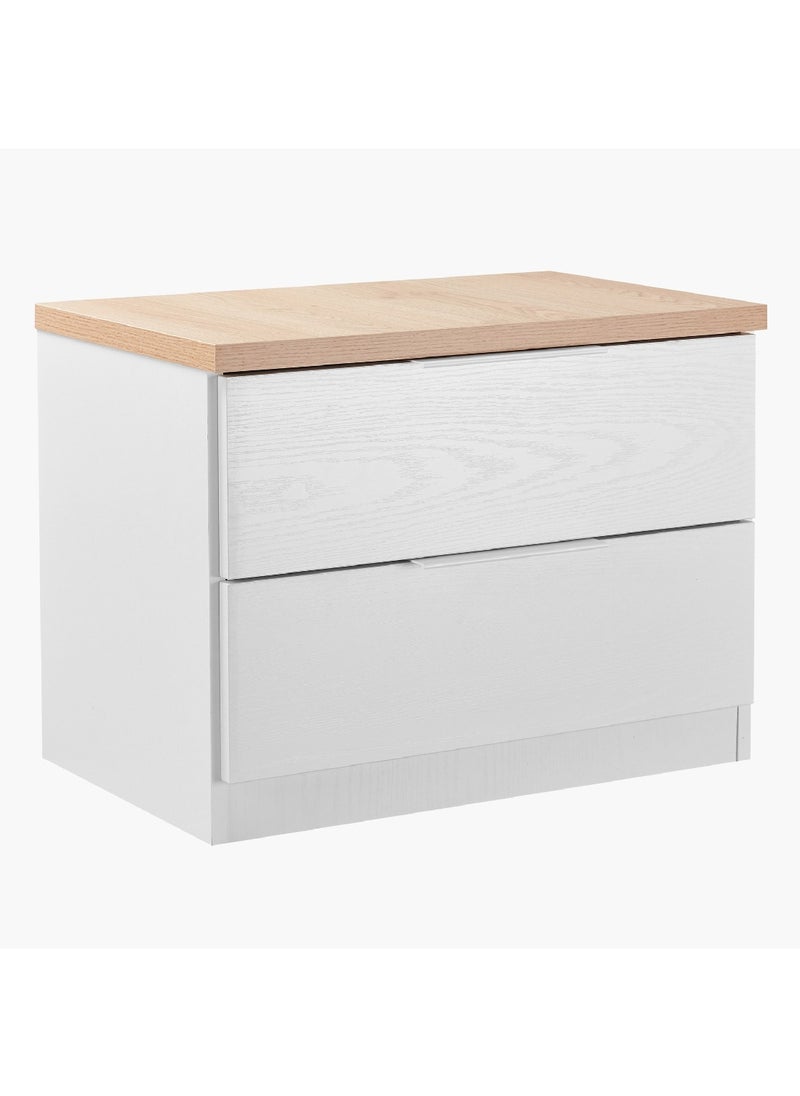 Home Box Milan 2-Drawer Nightstand 60 x 45.5 x 39 cm  - Image 4