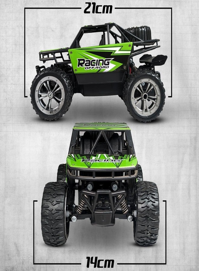 KIPA GAMING Remote Control Car Off-Road Monster Truck, 2.4GHz RC Racing Buggy, USB Rechargeable, Large All-Terrain Wheels (Dirt Tracker - Green) - Image 5
