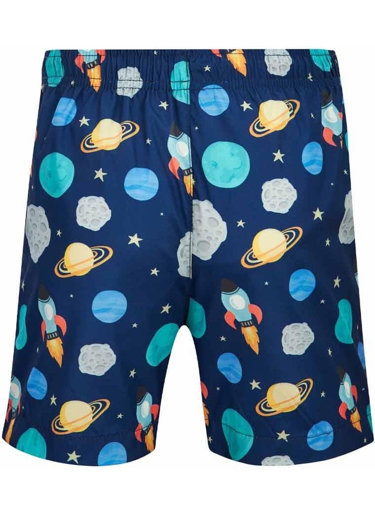 Remsa Mayo Remsa Swimsuit Swim Shorts Boy Baby Astro S214 Dark Navy Blue  - Image 3