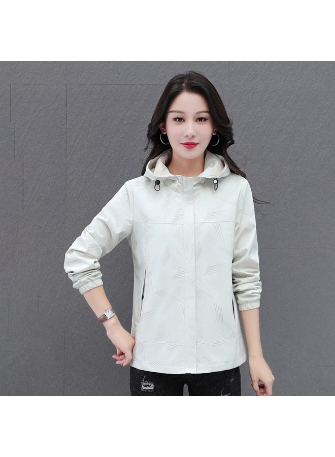 Spring Coat Women's Small 2024 Spring And Autumn Thin Loose Short Windbreaker Outdoor Women's Jacket  - Image 2