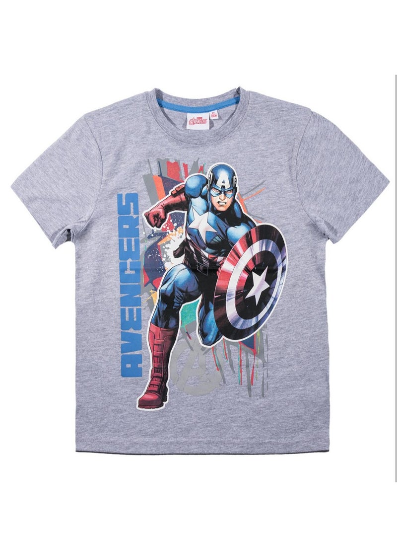 KIDS TV Marvel Avengers Captain America Boy T-Shirt  - Image 1