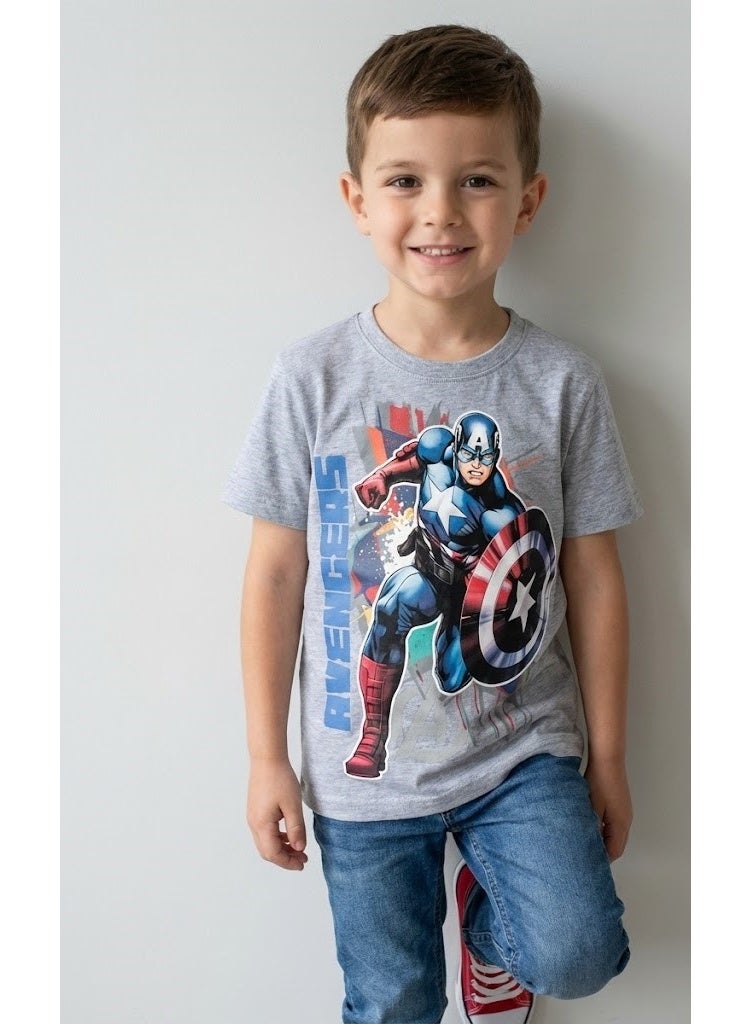 أفينجرز مارفل مارفل أفنجرز كابتن أمريكا بوي تي شيرت - Image 3