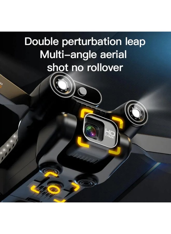 P12 Pro Foldable Drone with Dual 4K Front & 1080P Bottom HD Cameras | 120° Wide-Angle Lens for Expansive Aerial Views | FPV Live Video Transmission | Gesture & Voice Control for Hands-Free Use | One-Key Takeoff/Landing | Lightweight, Compact Design | Long Battery Life | Ideal RC Drone Toy for Beginners, Kids & First-Time Flyers