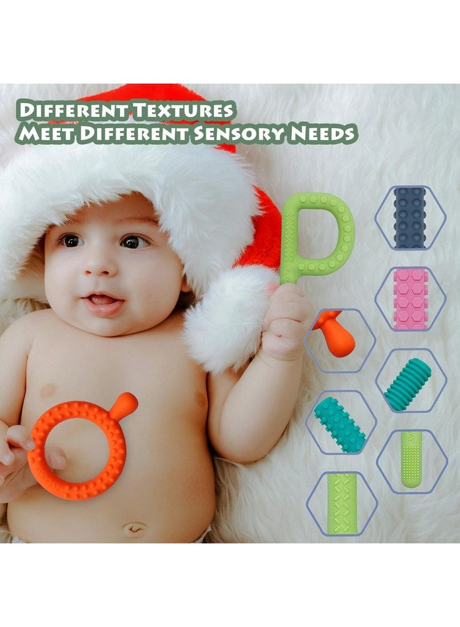 Flyaway Sensory Toys for Kids with Autism, 5 Pack Autism Toys Silicone Baby Teething Toys for ADHD, Anxiety, SPD Chewing Biting Fidgeting, Teething Relief Tubes for Babies - BPA Free - Image 3