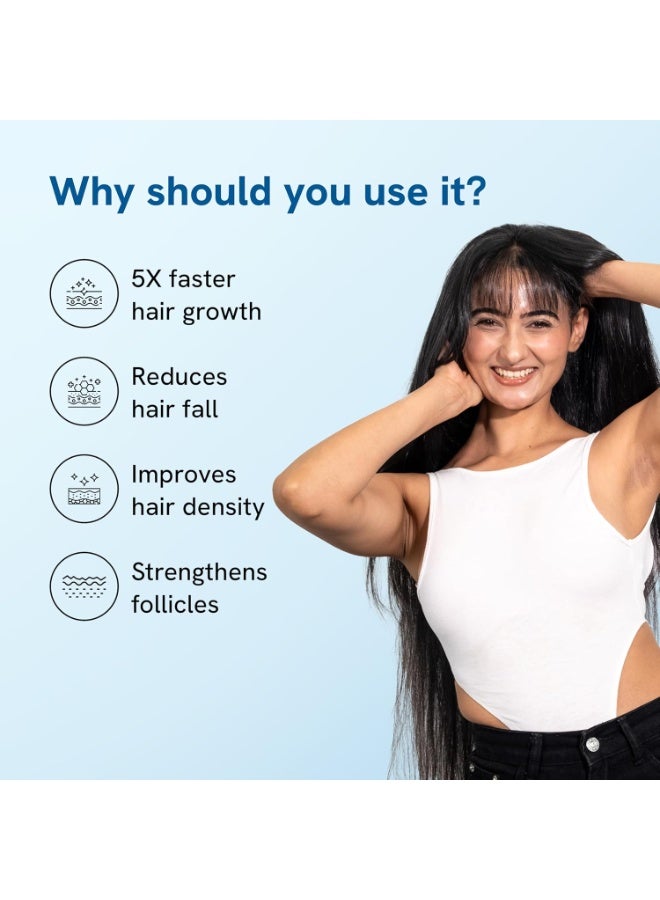 Be Bodywise Rosemary Hair Growth Serum  Roll On  25ml   3% Redensyl 2% Aminexil and 2% Anagain   Thicker and Stronger Hair Growth Prevents Hair Fall and Stimulates Hair Follicles   For All Hair Types - Image 3