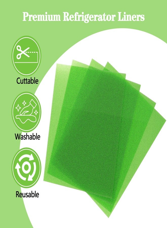 MAXTBEE 8 Pcs Refrigerator Drawer Liners for Fruit and Vegetables Fresher Life Extender,Refrigerator Organizers and Storage, Fridge Shelf Liners(12"x15") - Image 4