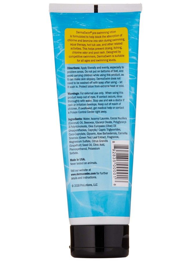 dermaswim 8 Ounce Tube Preswimming Lotion - Image 3