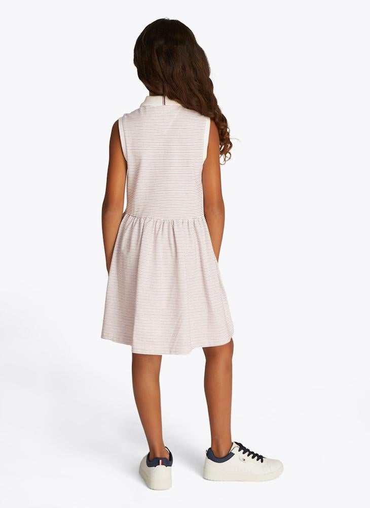 TOMMY HILFIGER - Kids Polo Sleeveless Dress - Image 1