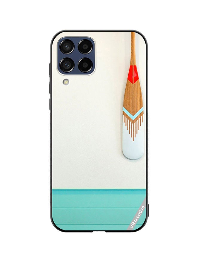VR CREATIVE Protective Case Cover For Samsung Galaxy M33 Keslo Wood Paddle Design Multicolour - Image 1