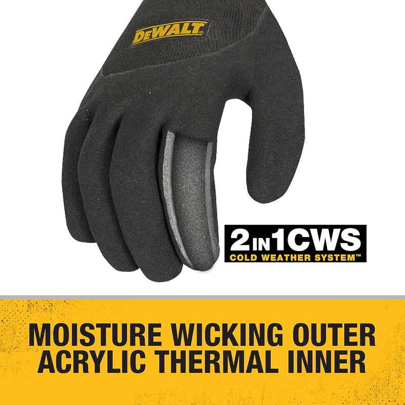 DEWALT DPG737XL Thermal Insulated Grip Glove 2 In 1 Design, Extra Large - Image 3