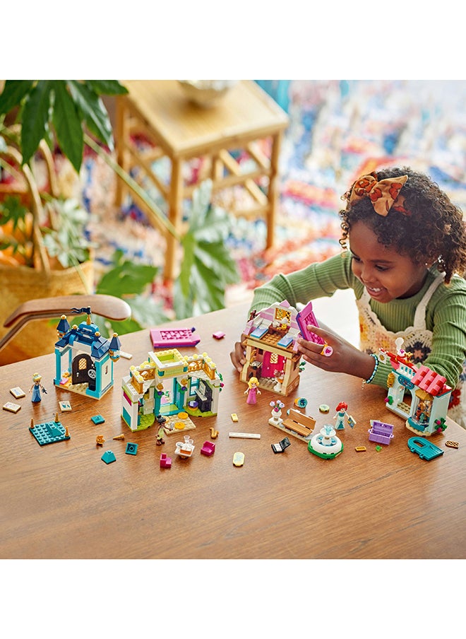 LEGO 43246 Disney Princess: Disney Princess Market Adventure, Buildable Playset Toy For Kids, Treasure Map And 4 Mini-Doll Figures, Imaginative Gift For Girls And Boys Aged 6 Plus (817 Pieces)  - Image 3