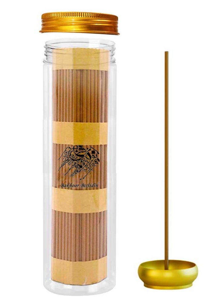Bakhoor BoSidin Super Oud Camboadian Incense Sticks 3mm Thick Oud Bakhoor 200g with Cooper Holder in a Bottle - A94  - Image 3