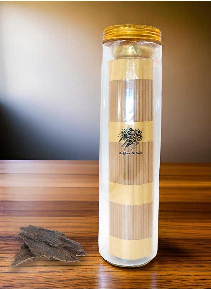 Bakhoor BoSidin Super Oud Camboadian Incense Sticks 3mm Thick Oud Bakhoor 200g with Cooper Holder in a Bottle - A94  - Image 4