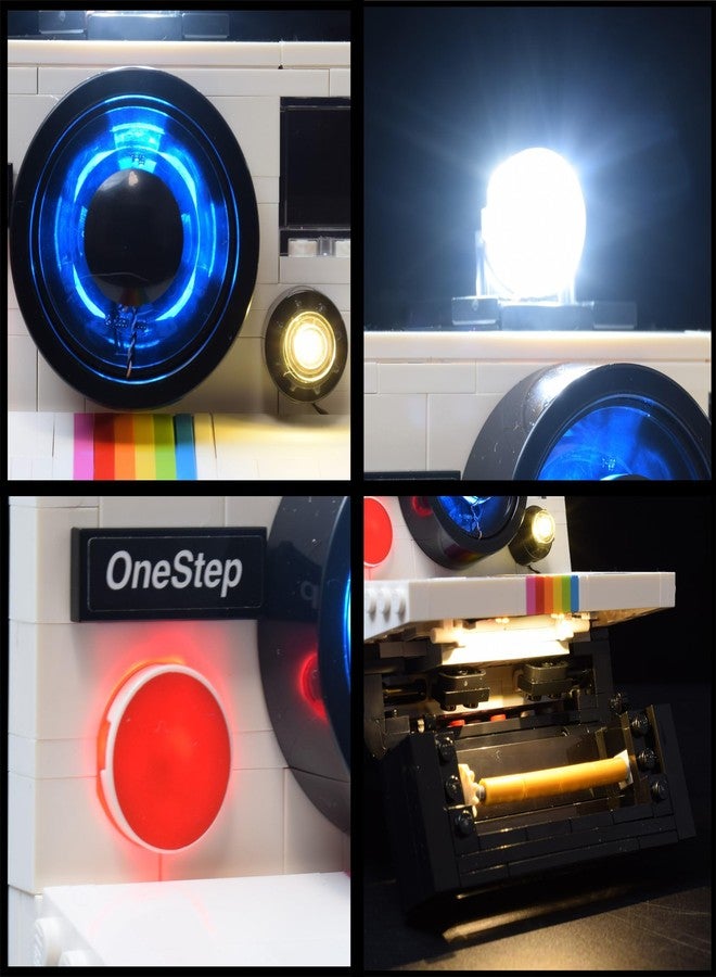 LightGo LED Lighting Kit Designed for Lego 21345 Polaroid OneStep SX-70 Camera Building Set - Not Include Model (Classic Version) - Image 4