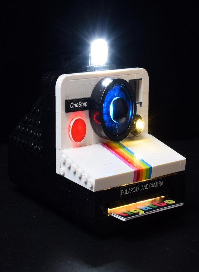 LightGo LED Lighting Kit Designed for Lego 21345 Polaroid OneStep SX-70 Camera Building Set - Not Include Model (Classic Version) - Image 1