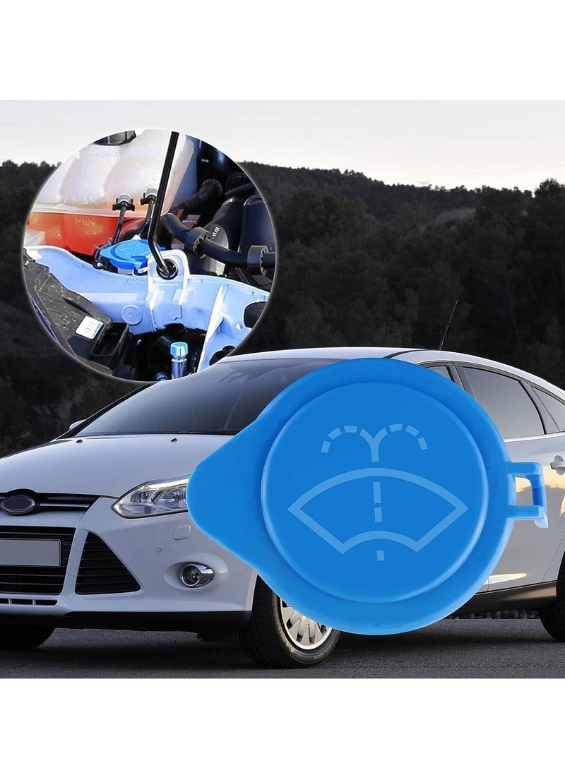 Excefore Windshield Wiper Washer Fluid Reservoir Tank Bottle Cap, Replacement Windshield Wiper Washer Fluid Reservoir Tank Bottle Cap Compatible for Ford Focus 2011-2015,Citroen C5 C6, OEM: #1708196(2Pcs) - Image 5