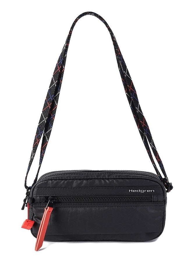 Hedgren, Womens, Maia Small Crossover 2 Compartment RFID, Black with Coral, One-Size - Image 1