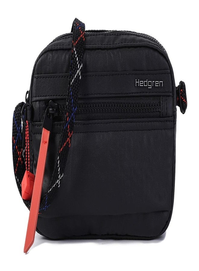 Hedgren, Womens, Maia Small Crossover 2 Compartment RFID, Black with Coral, One-Size - Image 2