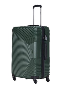 VIPTOUR ABS Hardside 3 Piece Trolley Luggage Set  Spinner Wheels with Number Lock 20/24/28 Inches   Dark Green  - Image 3