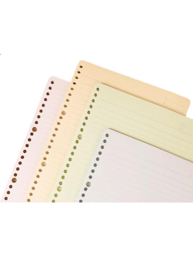 Kokuyo B5 Colored Loose-Leaf Paper, Campus Loose-Leaf Notebook Refill, 8Mm Ruled, 50 Sheets Per Book, Blue Inner Pages, Wcn-Cll1510B - Image 1