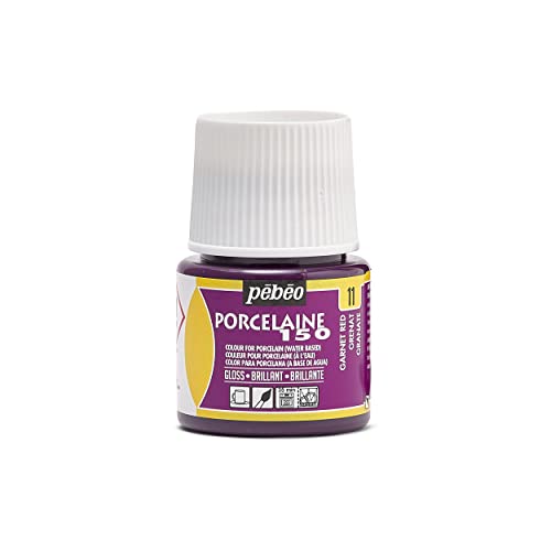Pebeo 024011 Porcelaine 150 China Paint 45 ml Bottle Garnet Red - Image 1