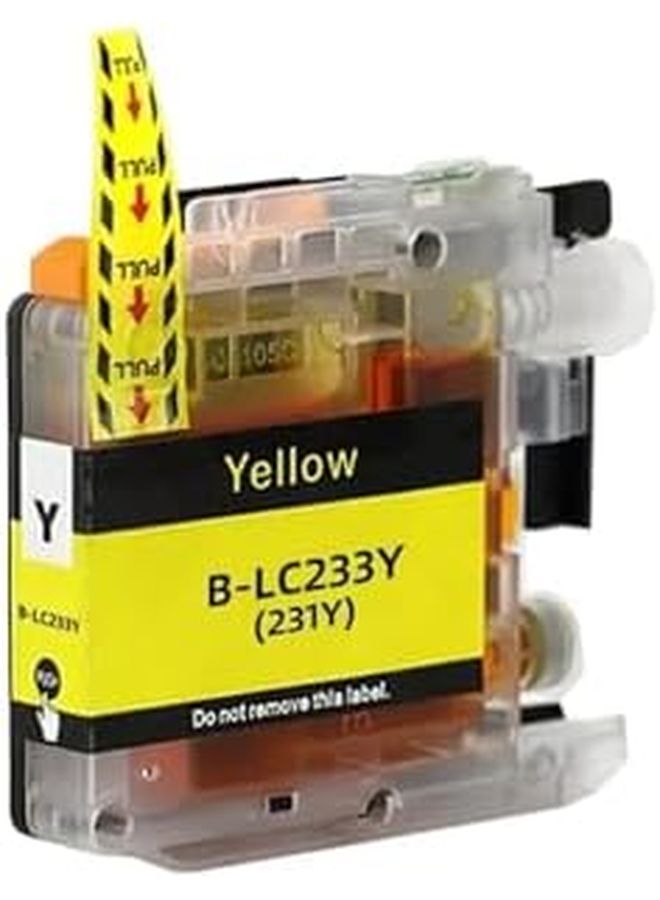 Compatible Ink Cartridge LC233 LC231 For MFC J5720 J4120 J4620 J5320 DCP J562DW MFC J480DW Yellow 1PCS - Image 2