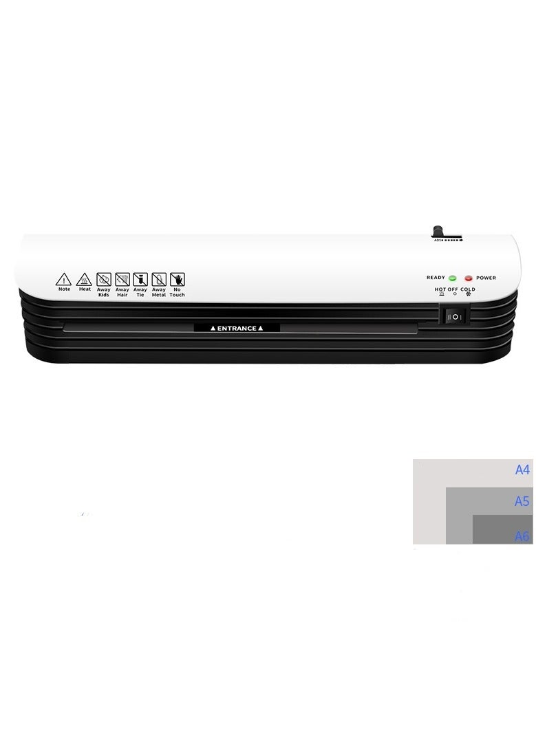 A4 Hot & Cold Laminator with 15 Laminating Pouches (A4/A5/A6 5 Each), ABS Anti-Jam, Fast Warm-Up, for Home & Office - Image 1