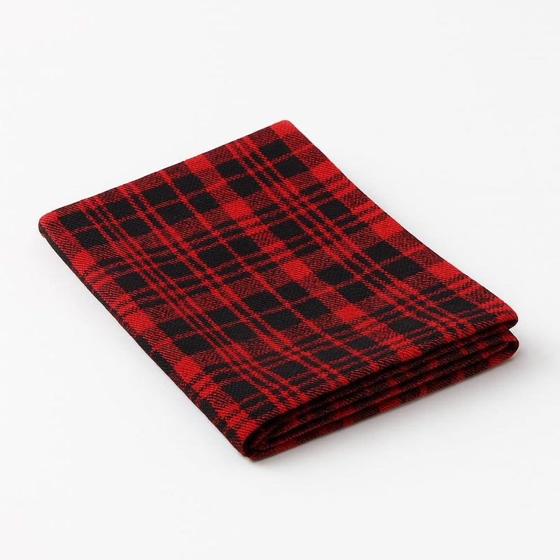CRAZYWEAVES 100% Cotton Hand Towels - Soft • Absorbent • Quick Dry - Everyday Use100% Pure Cotton Towel (Good TIME RED, 18 X 24) - Image 2