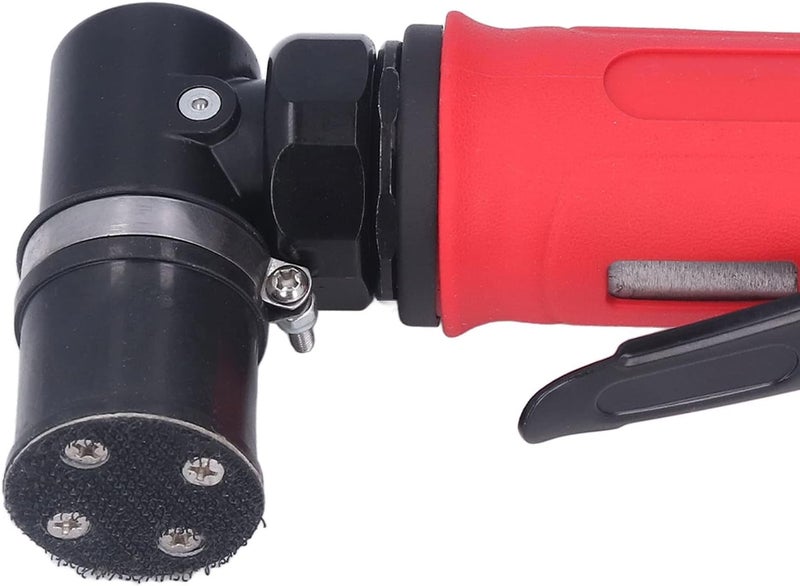 Air Die Grinder Red Sheath Industrial Pneumatic Spot Mill, 1/4in Air Inlet 15000RPM High - Speed Grinder with Ergonomic Grip for Metal Wood Polishing and Deburring - Image 2