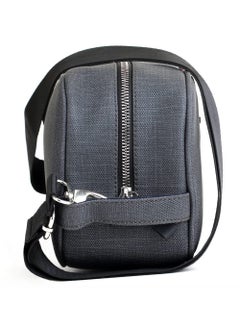 Tommy Hilfiger Plus Tommy Hilfiger Clutch & Crossbody Grey Bag with Logo and Stripe  - Image 3