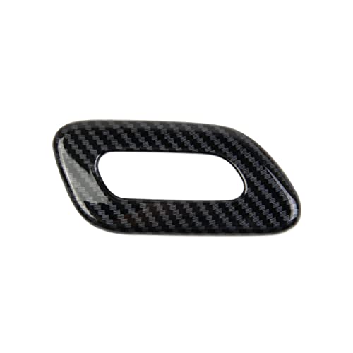 crosselec Carbon Fiber Sun Visor Vanity Cover Button Trim for Chevrolet Corvette C8 2020-2025 - Image 5