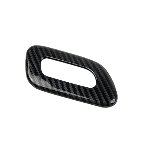 crosselec Carbon Fiber Sun Visor Vanity Cover Button Trim for Chevrolet Corvette C8 2020-2025 - Image 3