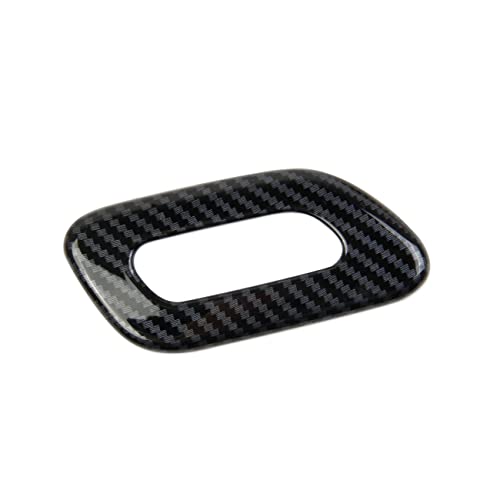 crosselec Carbon Fiber Sun Visor Vanity Cover Button Trim for Chevrolet Corvette C8 2020-2025 - Image 2