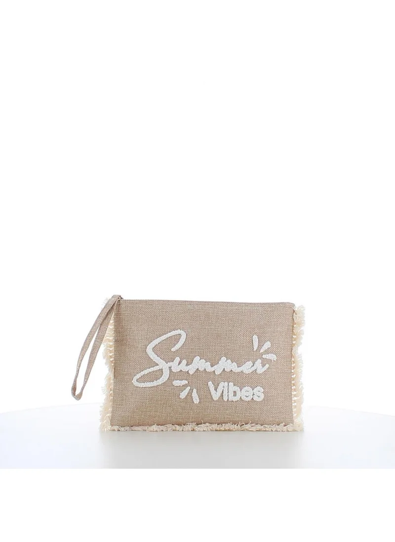 مارينا جالانتي Marina Galanti Martis Fabric Beauty Case - Sand