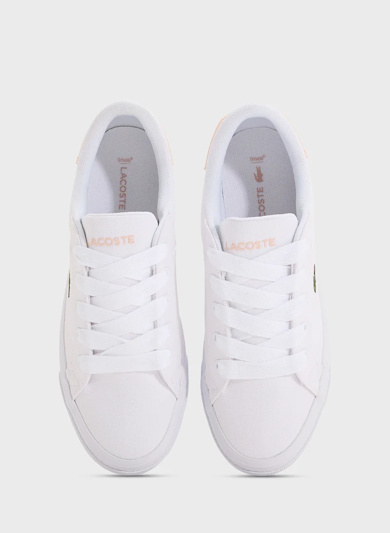 LACOSTE Vulcanized Ziane Platform Low Top Sneakers