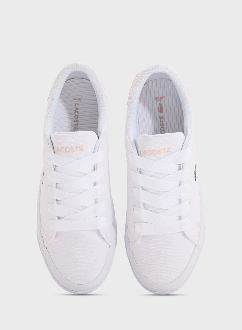 LACOSTE Vulcanized Ziane Platform Low Top Sneakers - Image 3