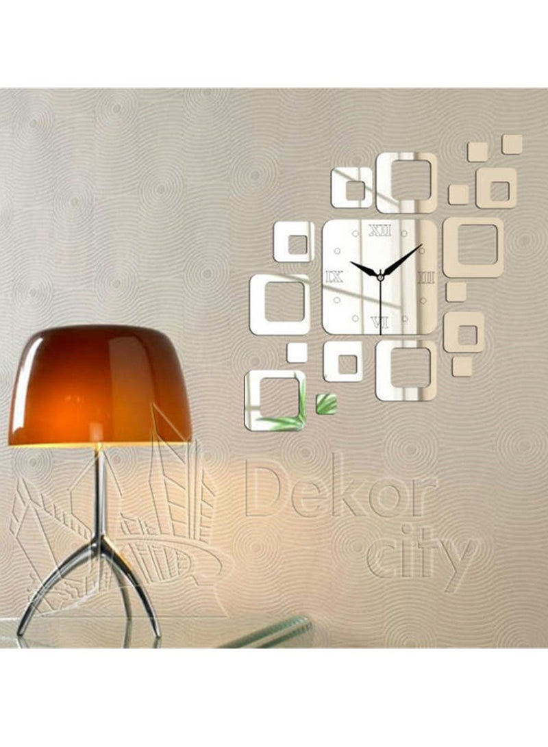 ملصق حائط قابل للفصل بتصميم مرآة