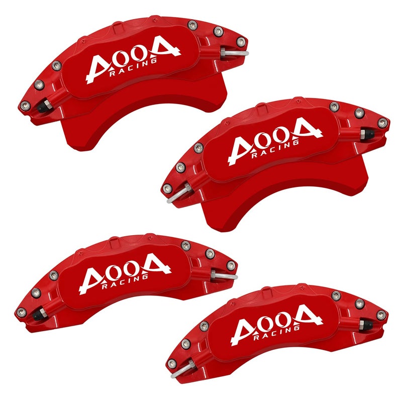 AOOA Aluminum Brake Disc Red with White Character Caliper Covers Fits 20172020 Toyota 86 Subaru BRZ LimitedPremium 20132025 set of 4