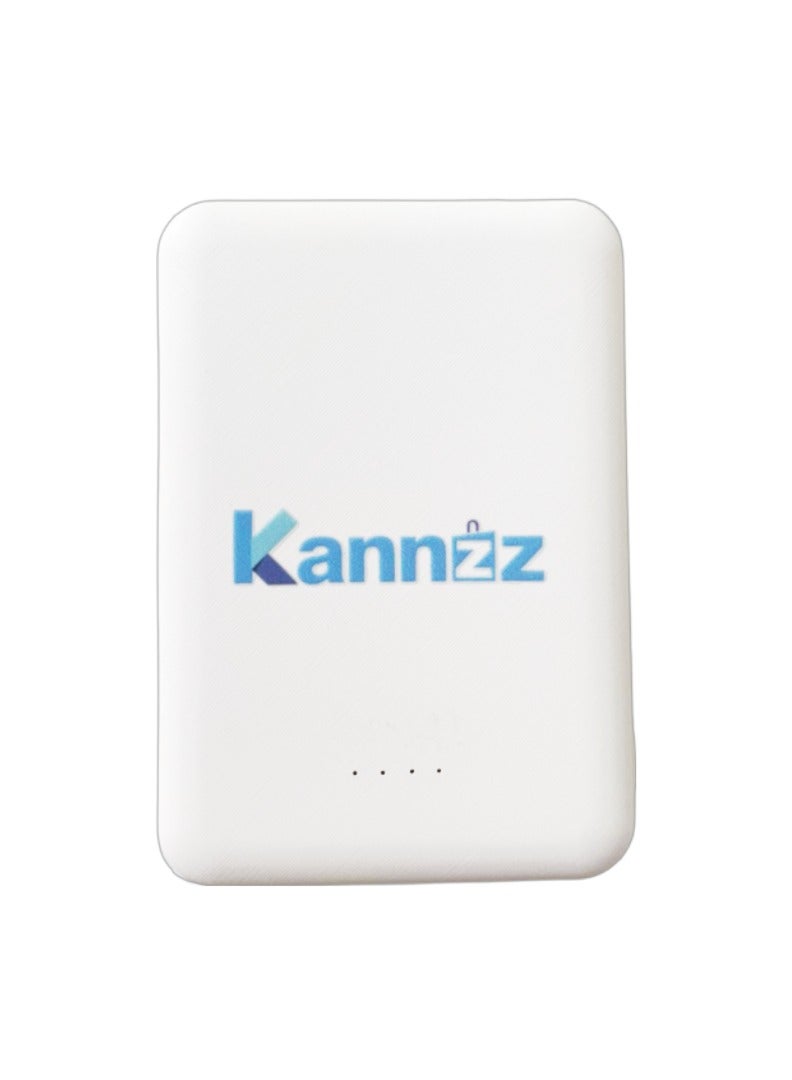 Kannzz Mini Power Bank with 3-in-1 USB Charging Cable & Finger Sleeves - Image 2